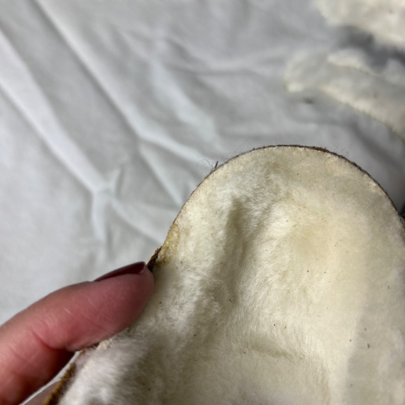 Birkenstock Kids Arizona w/shearling, size 33 (2) narrow, in mink, NEW w/box - Picture 5 of 6